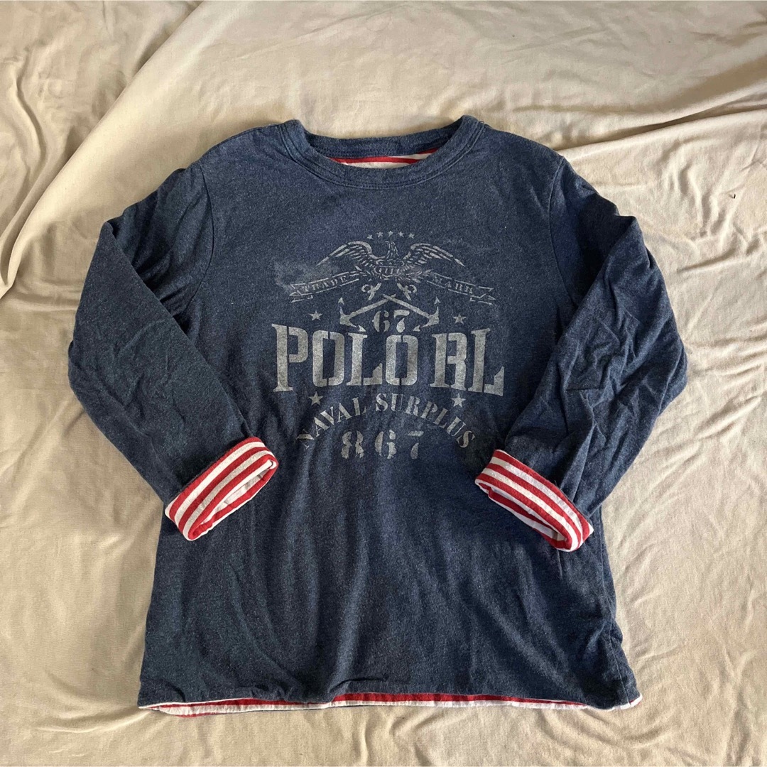 POLO RALPH LAUREN(ポロラルフローレン)の【ポロラルフローレン】ロングTシャツ 110 キッズ/ベビー/マタニティのキッズ服男の子用(90cm~)(Tシャツ/カットソー)の商品写真