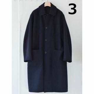 COMOLI - 未使用 comoli 23AW ウールカシミヤ ミリタリーコート 3 ...