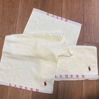 ラルフローレン(Ralph Lauren)のラルフローレン　フェイスタオル　タオル　二枚　新品未使用　ポロ(タオル/バス用品)