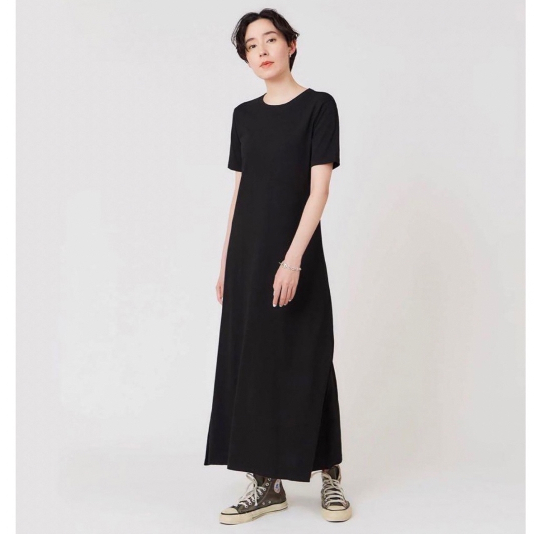 レディースtakes. Short Sleeve Dress ネイビー 01