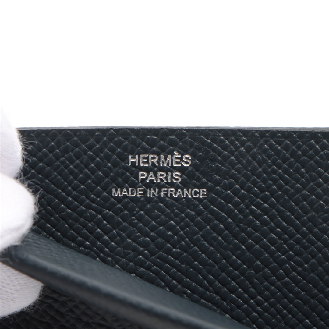 Hermes(エルメス)のエルメス Hセリエ ヴォーエプソン  ネイビー レディース カードケース レディースのファッション小物(パスケース/IDカードホルダー)の商品写真