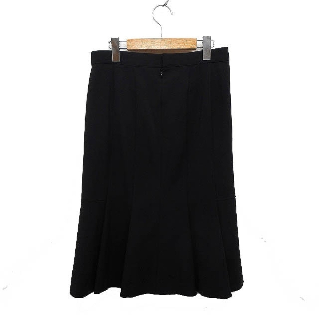 MOGA(モガ)のモガ MOGA マーメイド スカート フレア ロング タック 無地 3 ブラック レディースのスカート(ロングスカート)の商品写真