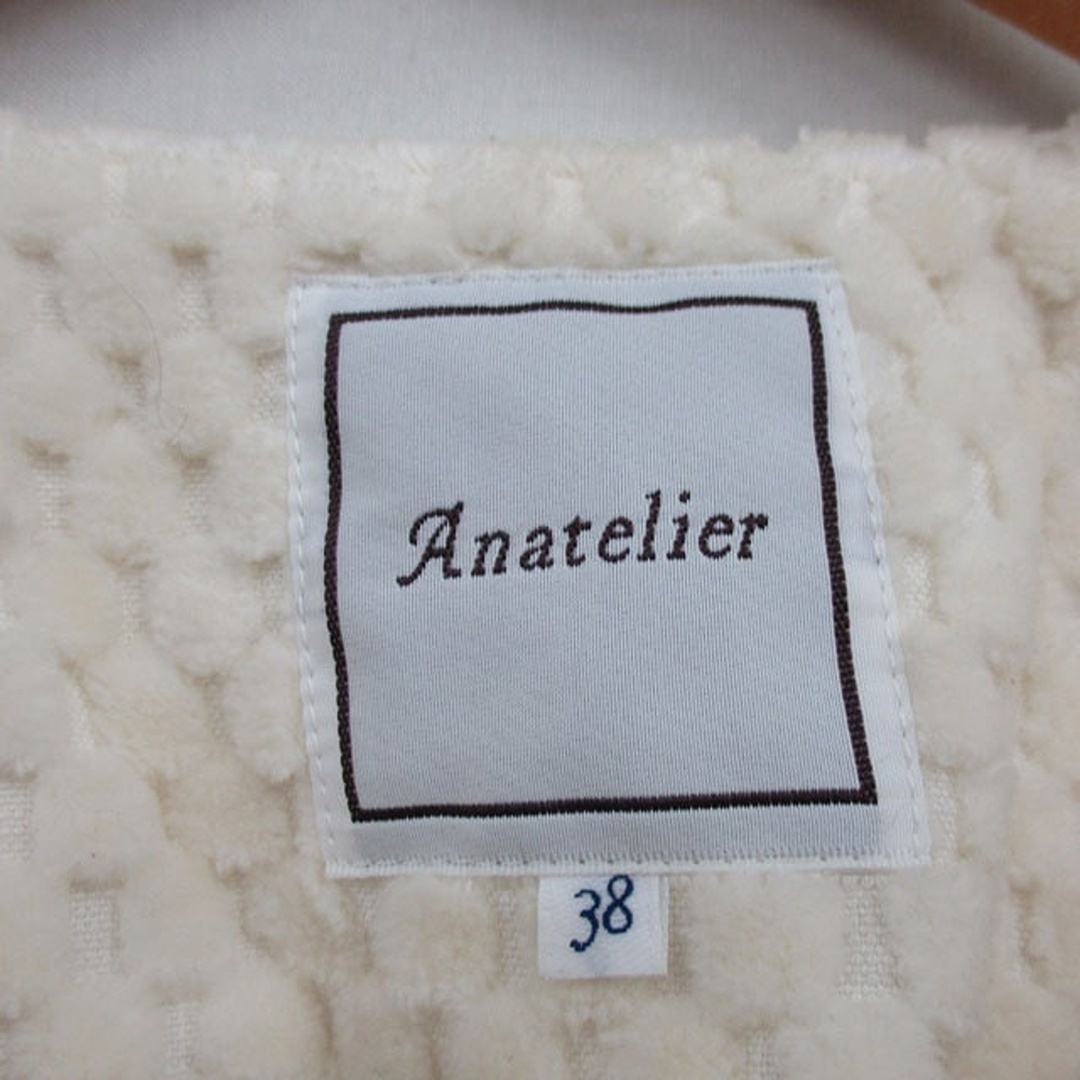 anatelier(アナトリエ)のアナトリエ ANATELIER ノーカラー ジャケット コットン シンプル 38 レディースのジャケット/アウター(その他)の商品写真