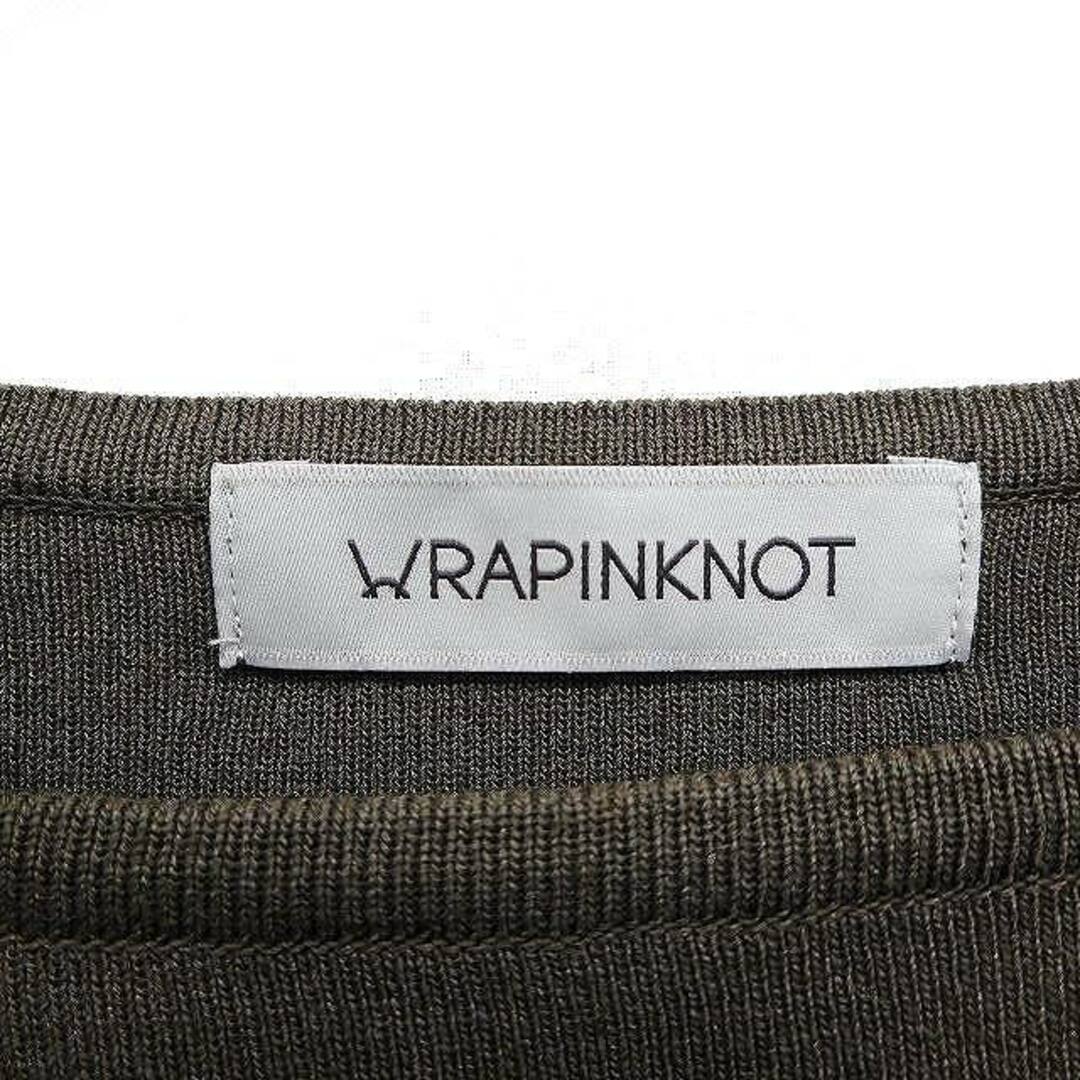 other(アザー)のラッピンノット WRAPINKNOT ニット カットソー 長袖 ボートネック 0 レディースのトップス(ニット/セーター)の商品写真