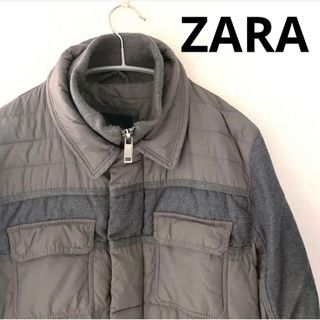 ZARA ボーダー配色ジャケット　ブルゾン　メンズ