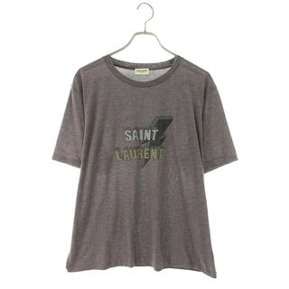 サンローラン(Saint Laurent)のサンローランパリ  500898 YB2LW サンダーボルトロゴプリントTシャツ メンズ L(Tシャツ/カットソー(半袖/袖なし))