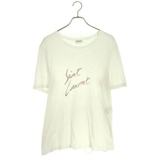 サンローラン(Saint Laurent)のサンローランパリ  18SS  553438 YBCL2 マルチカラーシグネチャーロゴプリントTシャツ メンズ XS(Tシャツ/カットソー(半袖/袖なし))