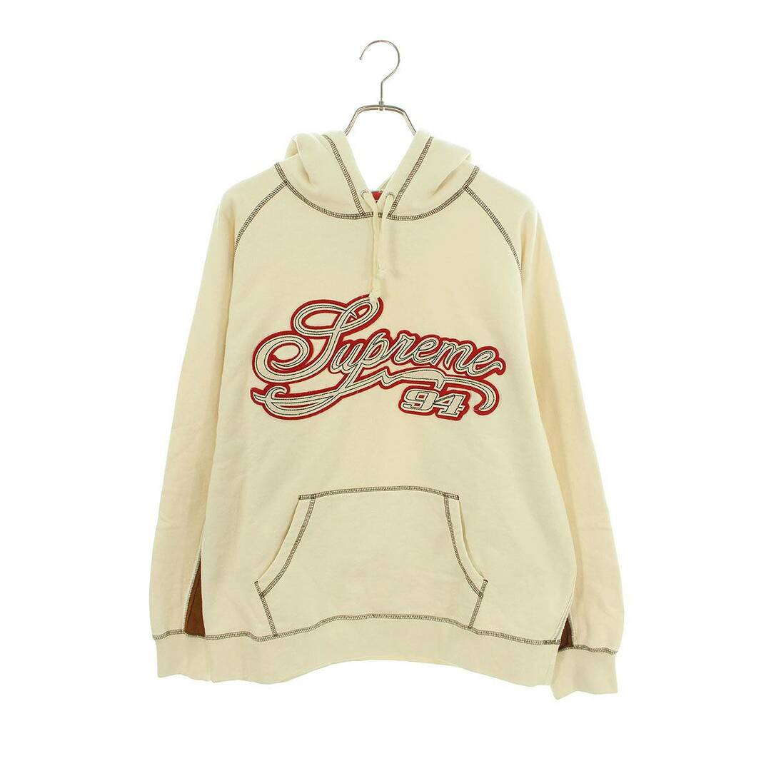 シュプリーム  21SS  Paneled Script Hooded Sweatshirt パネルスクリプトパーカー メンズ L