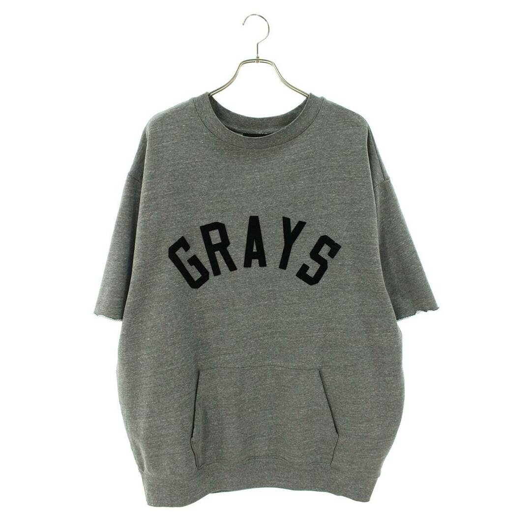 フィアオブゴッド  SEVENTH COLLECTION GRAYSハーフスリーブカットオフスウェット メンズ XL