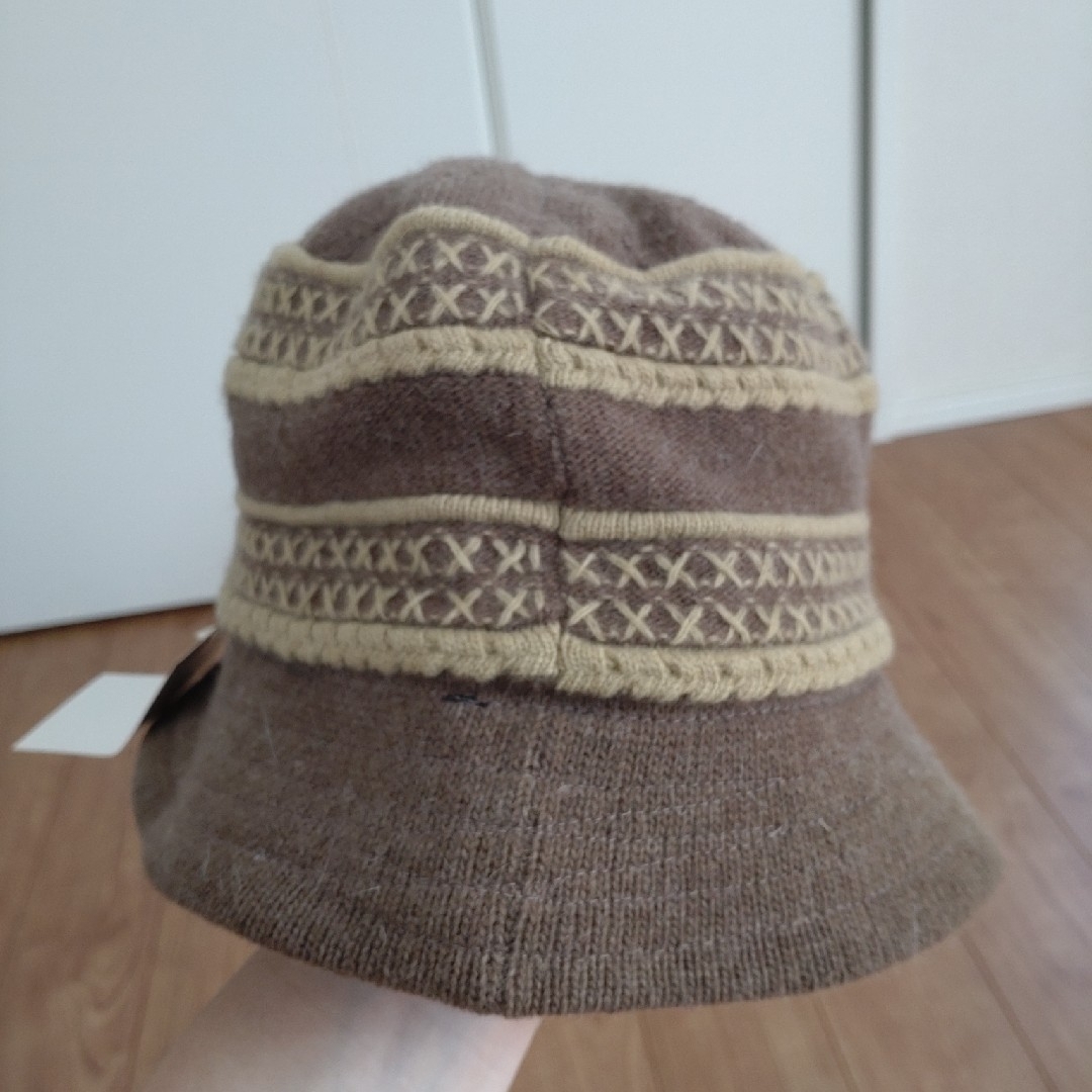 ELLE(エル)のELLE　ニットハット　帽子 57.5cm レディースの帽子(ハット)の商品写真
