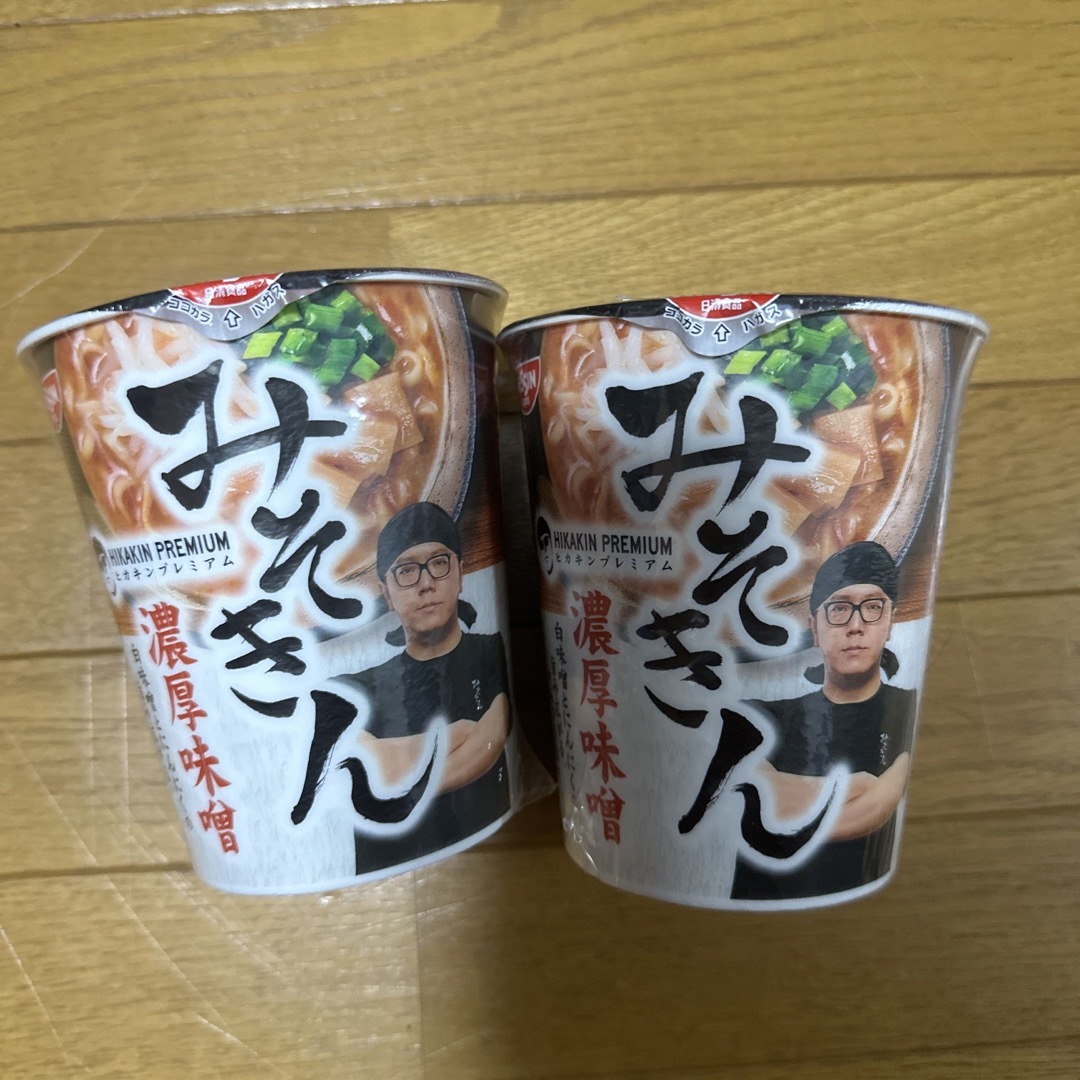 日清食品(ニッシンショクヒン)のみそきん　2個 食品/飲料/酒の加工食品(インスタント食品)の商品写真