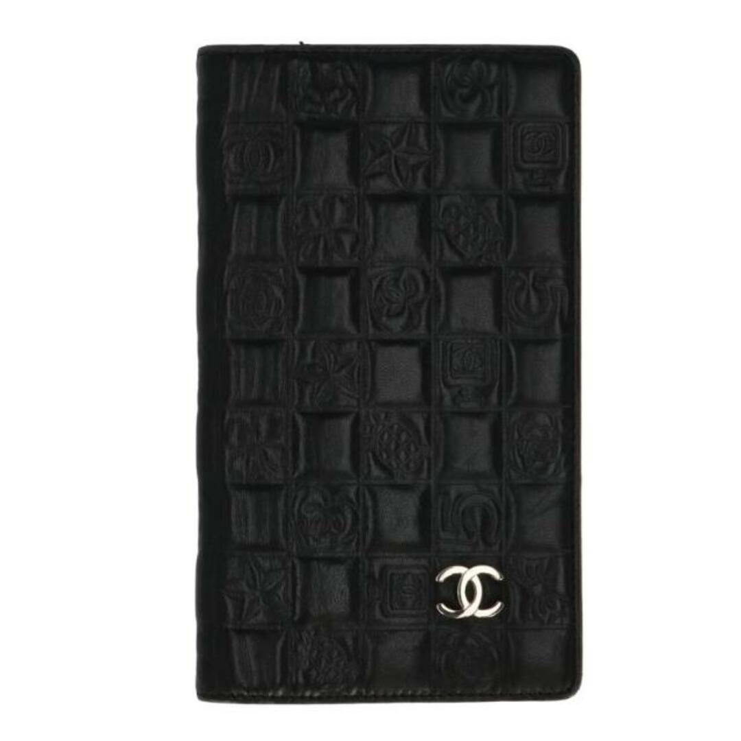 <br>CHANEL  シャネル/二ツ折リ長財布/アイコン/黒/992****/シャネル/Bランク/03レディース