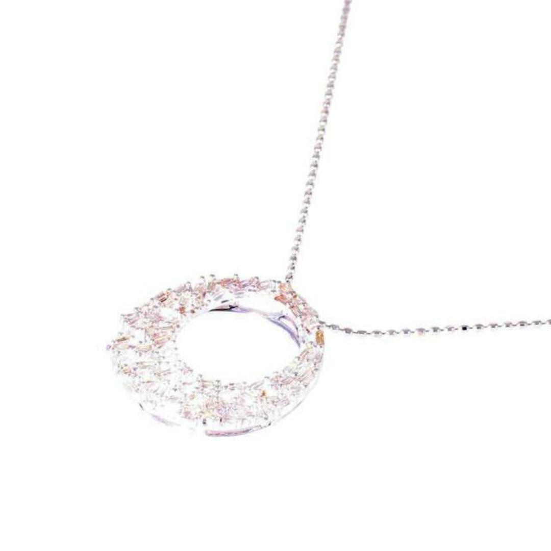 <br>K18WGダイヤネックレス0.55ct/ネックレス/Aランク/05縦横20ｍｍ重量