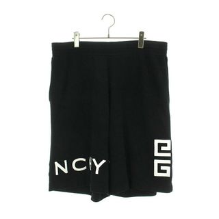 GIVENCHY - ジバンシィ BM509F30AF ロゴ刺繍スウェットハーフパンツ