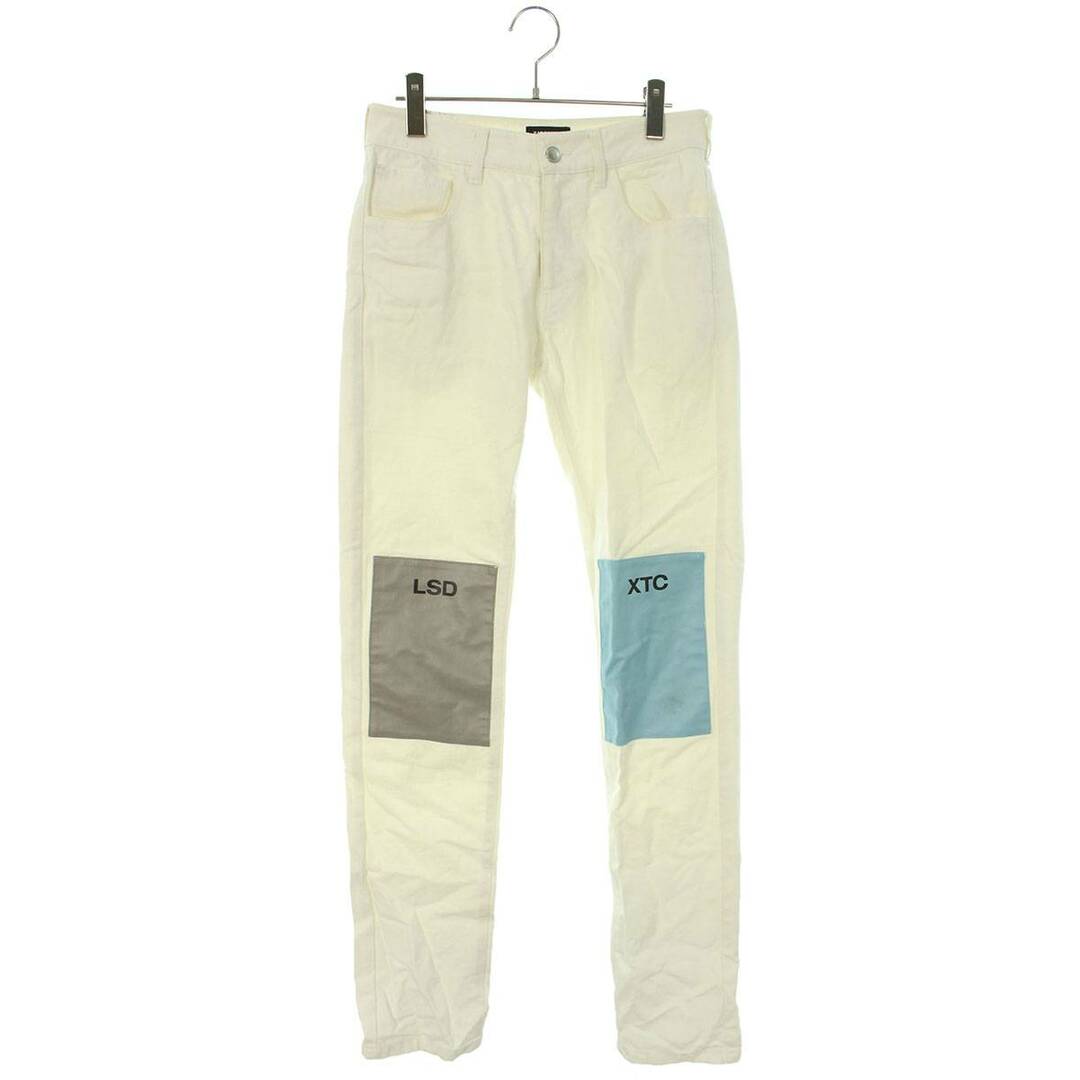 RAF SIMONS(ラフシモンズ)のラフシモンズ  18AW  REGULAR FIT JEANS WITH PATCHES パッチデザインレギュラーフィットデニムパンツ メンズ 28インチ メンズのパンツ(デニム/ジーンズ)の商品写真