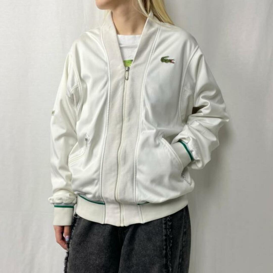 70年代 フランス製 LACOSTE ラコステ ノーカラー ジャージ トラックジャケット カーディガン メンズM-L相当 | フリマアプリ ラクマ