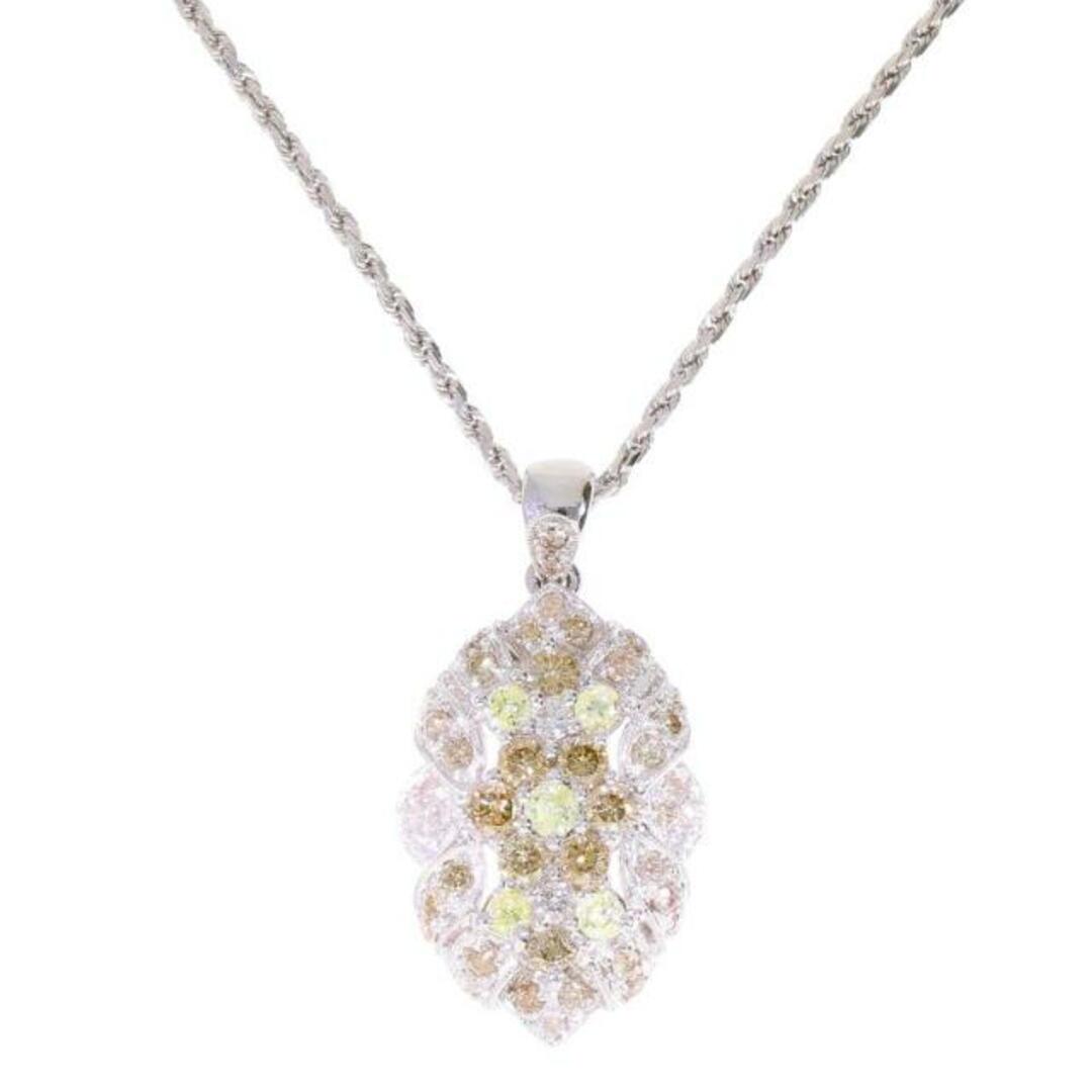 <br> K18WGダイヤネックレス1.27ct /ネックレス/Aランク/84