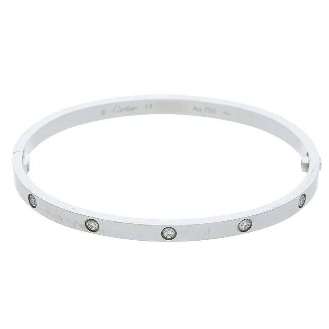 カルティエ  LOVE BRACELET SM DIA 18KYGスモールラブブレスレット メンズ 17