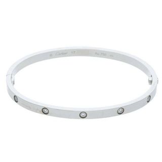 カルティエ(Cartier)のカルティエ  LOVE BRACELET SM DIA 18KYGスモールラブブレスレット メンズ 17(ブレスレット)