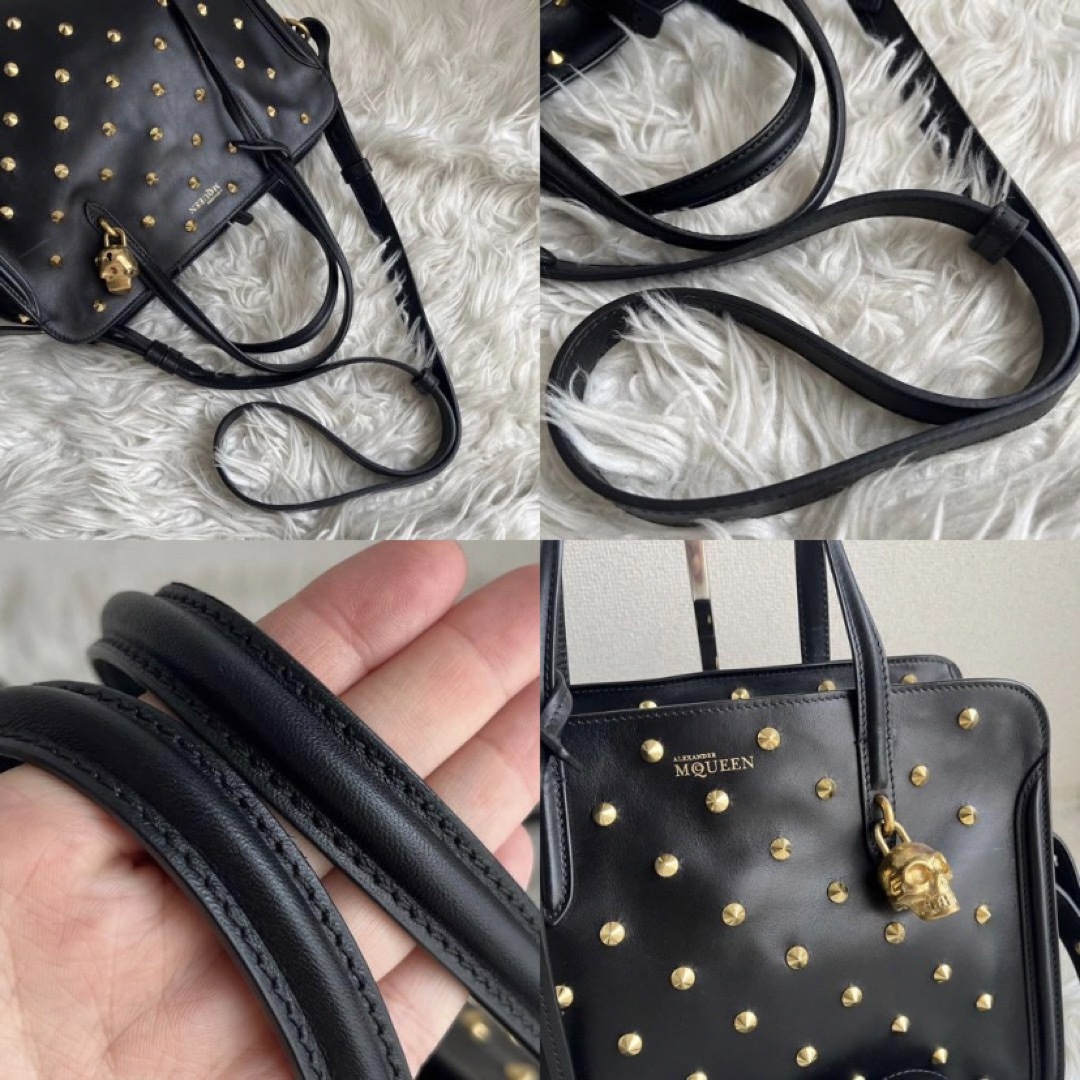 美品 AlexanderMcQueen ショルダーバッグ　スカレザー