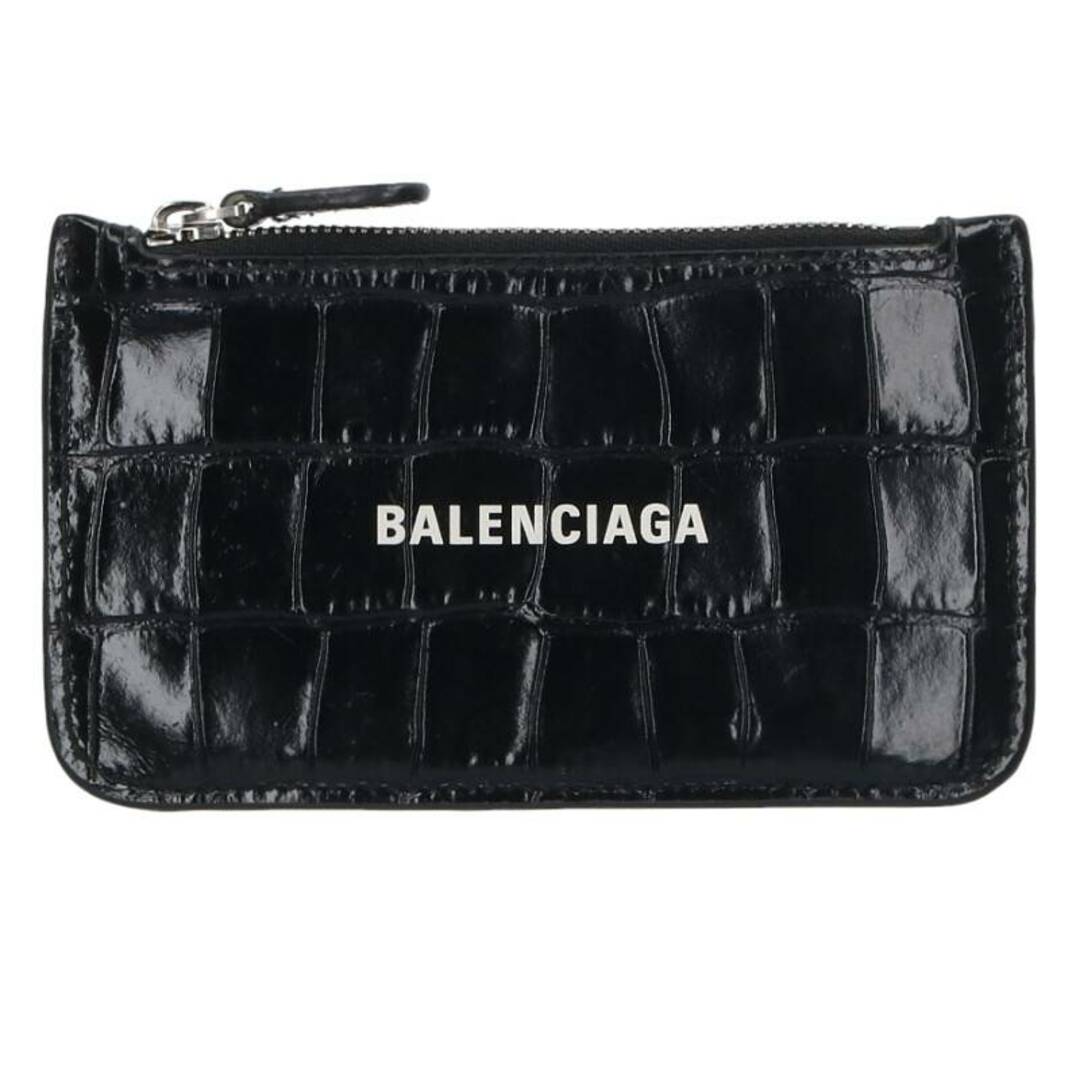 BALENCIAGA CASH マグネットカードホルダー クロコダイル - 名刺入れ