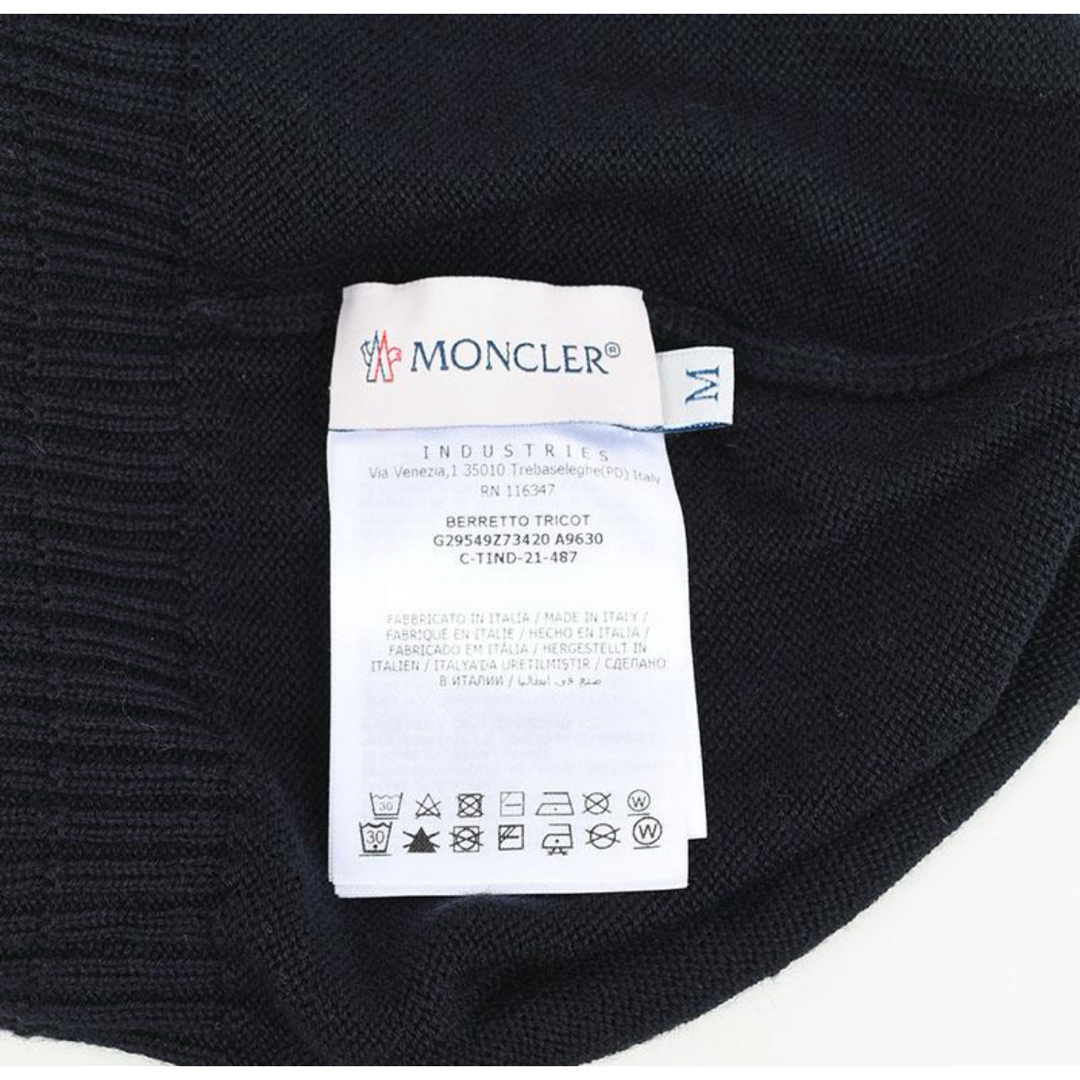 MONCLER(モンクレール)のMONCLER モンクレール　男の子　キッズニットキャップ　USED　ジュニアＭ キッズ/ベビー/マタニティのこども用ファッション小物(帽子)の商品写真