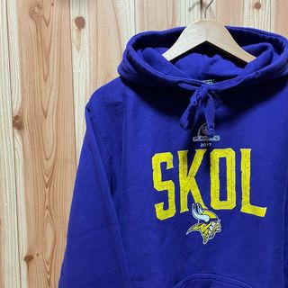 【NFL】VIKINGS☆バイキングズ　ストリート　パーカー　hoodie　ロゴ(パーカー)