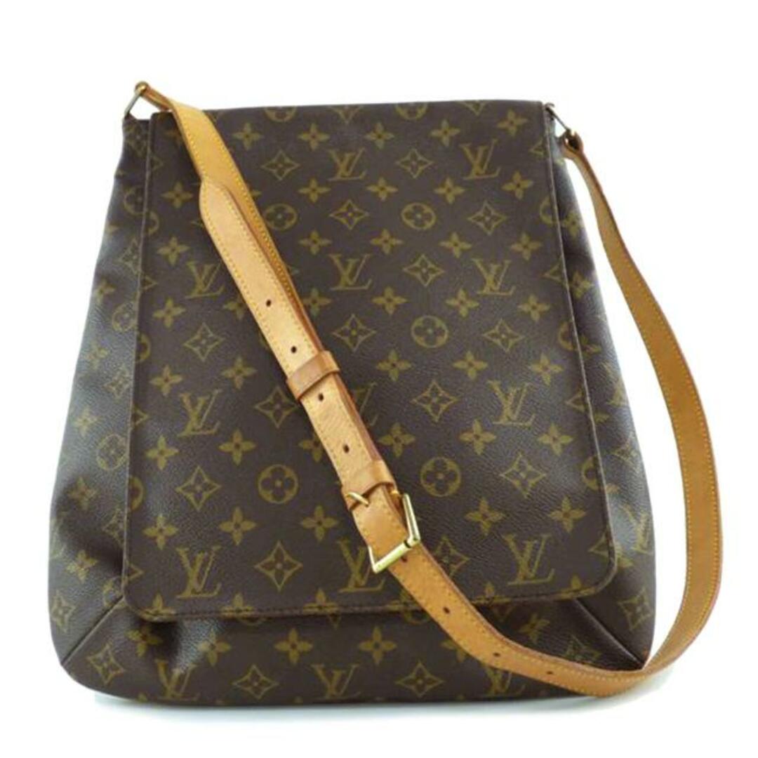 <br>LOUIS VUITTON ルイ・ヴィトン/ショルダーバッグ ハンドバッグ トートバッグ ブラウン メンズ レディース 定番 人気 LV 斜メ掛ケ 肩ガケ/ミュゼット/モノグラム/M51256/AS1***/幅31×高サ35×マチ10/ルイ・ヴィトン/Bランク/64レディース