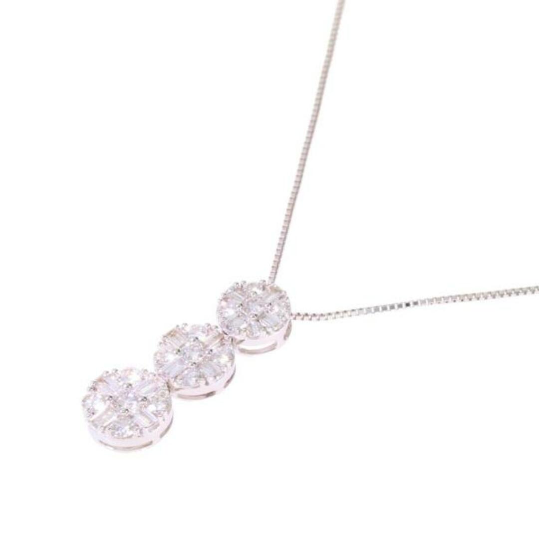 <br> K18WGダイヤネックレス1.27ct /ネックレス/Aランク/84