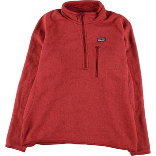 パタゴニア(patagonia)の古着 13年製 パタゴニア Patagonia ベターセータージャケット 25521FA13 ハーフジップ フリースプルオーバー メンズXL /eaa334300(その他)