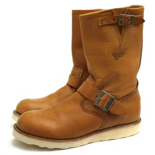 レッドウィング(REDWING)のレッドウィング／RED WING エンジニアブーツ シューズ 靴 メンズ 男性 男性用レザー 革 本革 ブラウン 茶  9027 HERITAGE WORK 11inch ENGINEER BOOT グッドイヤーウェルト製法(ブーツ)