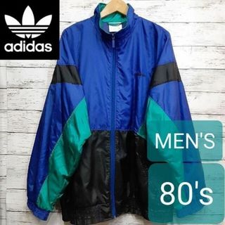 アディダス(adidas)の✨希少✨ 銀タグ adidas(アディダス) 80's ウィンドブレーカー XL(ナイロンジャケット)