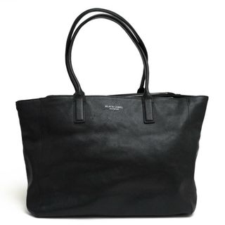 ブラックレーベルクレストブリッジ(BLACK LABEL CRESTBRIDGE)のブラックレーベル・クレストブリッジ／BLACK LABEL CRESTBRIDGE バッグ トートバッグ 鞄 ハンドバッグ メンズ 男性 男性用レザー 革 本革 ブラック 黒  51122-409-09 ビジネストート シボ革 シュリンクレザー 肩掛け ワンショルダーバッグ(トートバッグ)