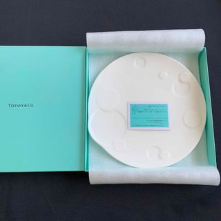 ティファニー(Tiffany & Co.)の新品未使用ティファニームーンプラター◆TIFFANY＆Co.大皿プレート箱リボン(食器)