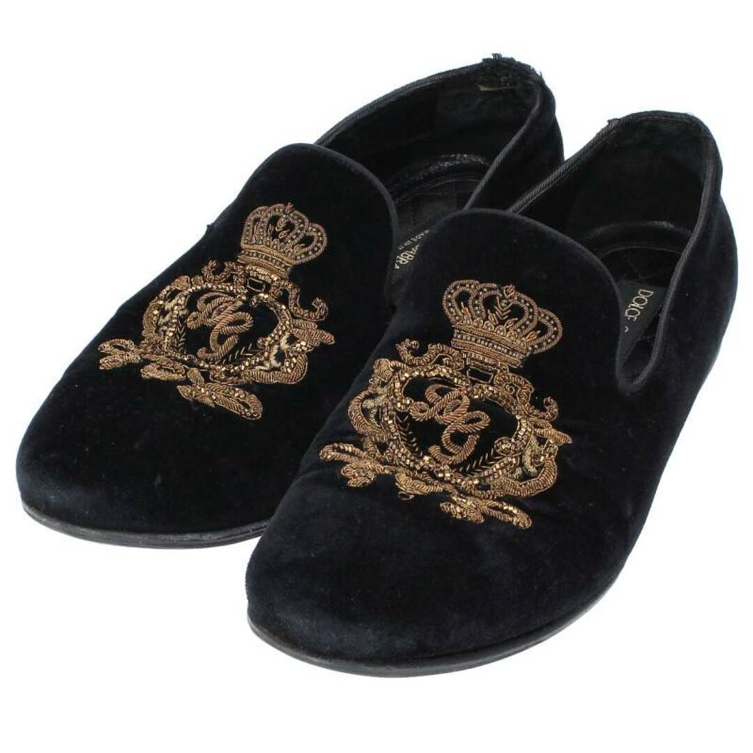 DOLCE&GABBANA - ドルチェアンドガッバーナ 刺繍デザインシューズ