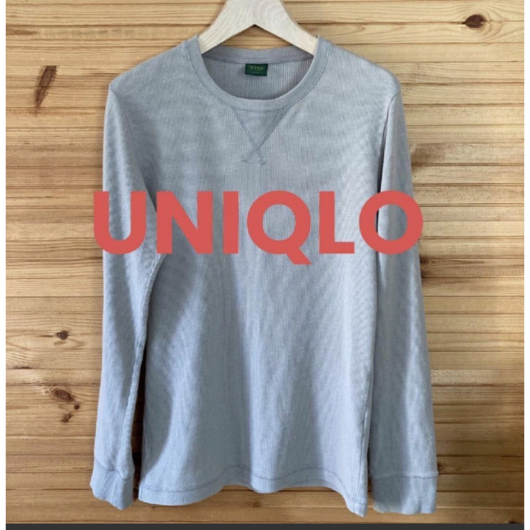 UNIQLO(ユニクロ)のお値下げ　ユニクロ　UNIQLO 長袖カットソー　ロンT メンズのトップス(Tシャツ/カットソー(七分/長袖))の商品写真