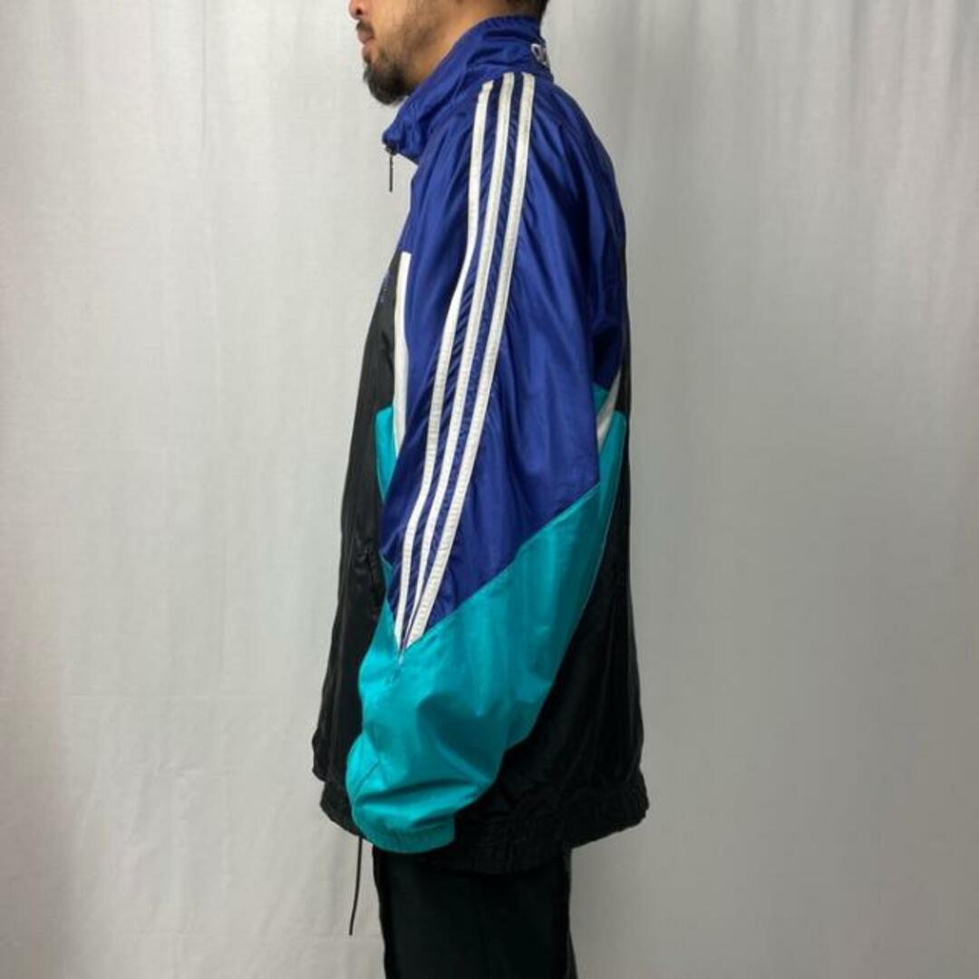 80年代 adidas アディダス ナイロン×ジャージ トラックジャケット メンズXL相当