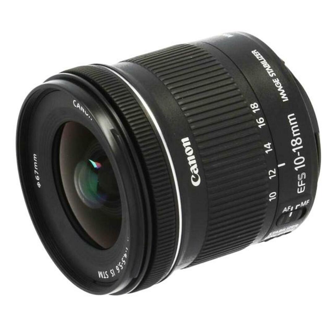 カメラ<br>Canon キャノン/交換レンズ/EF-S10-18mm F4.5-5.6 IS STM/7042000754/Bランク/67