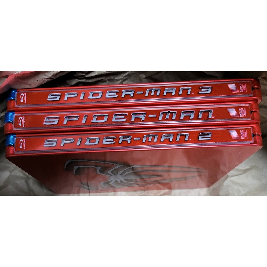 スパイダーマン スチールブック仕様 サム・ライミ監督の三部作セット エンタメ/ホビーのDVD/ブルーレイ(外国映画)の商品写真