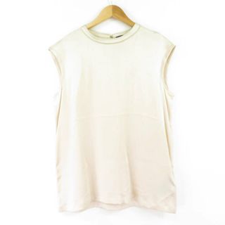 美品 Pianoforte MaxMara マックスマーラピアノフォルテ ノースリーブ ブラウス 1点 40 シルク100% レディース AY4530A76 (シャツ/ブラウス(半袖/袖なし))