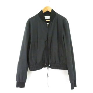 マックスマーラ(Max Mara)の美品 MAXMARA マックスマーラ ブルゾン 1点 42 コットン100% 裏地メッシュ フロントファスナー 白タグ レディース AY4538A76 (ロングコート)