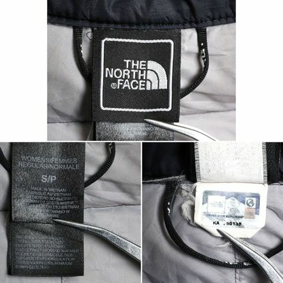 THE NORTH FACE(ザノースフェイス)のUS企画 ノースフェイス ロング ダウン コート S アウトドア ロング 紺 レディースのジャケット/アウター(ダウンコート)の商品写真