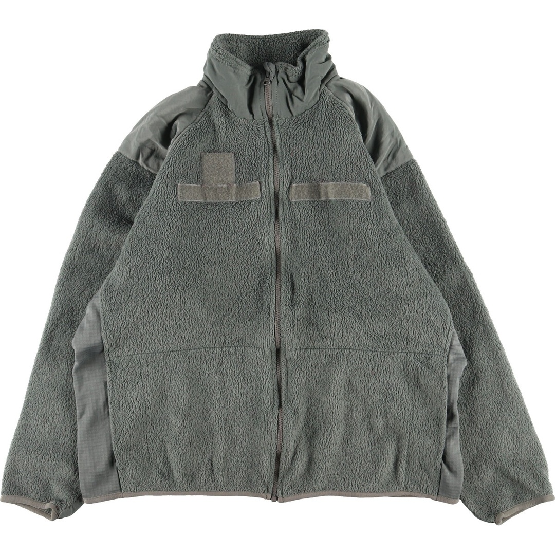 00年代ランク08年納品 米軍実品 JACKET FLEECE COLD WEATHER(GEN 3) ミリタリー フリースジャケット USA製 LARGE‐LONG メンズL /eaa334015