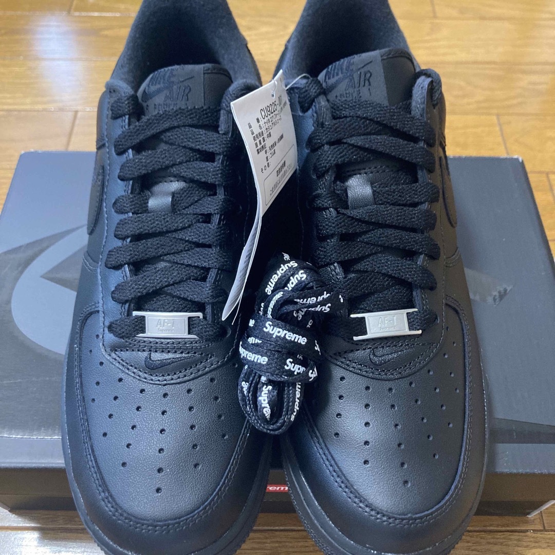 Supreme(シュプリーム)のsupreme NIKE air force 1 Low black 25.5 メンズの靴/シューズ(スニーカー)の商品写真