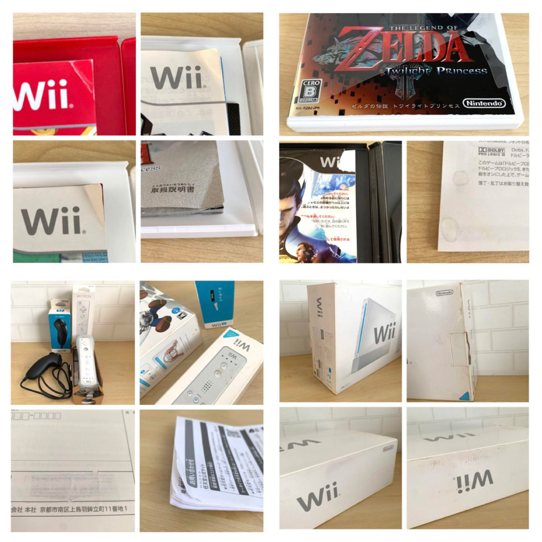 Wii(ウィー)のWiiセット まとめ売り 即遊べるセットです！人気タイトル多数あり◎ エンタメ/ホビーのゲームソフト/ゲーム機本体(家庭用ゲーム機本体)の商品写真