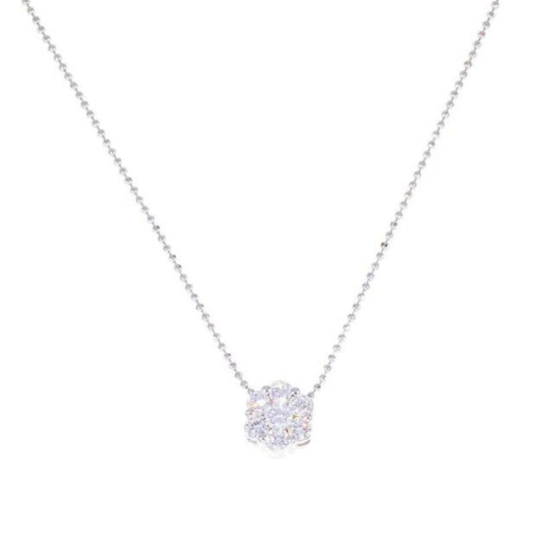 <br>K18WGダイヤネックレス0.50ct/ネックレス/Aランク/92縦8ｍｍ横8ｍｍ重量