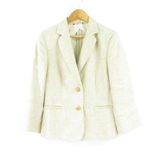 マックスマーラ(Max Mara)の美品 maxmaraSTUDIO マックスマーラ テーラードジャケット 1点 38 リネン レーヨン 背抜き レディース AY4564A76 (ロングコート)