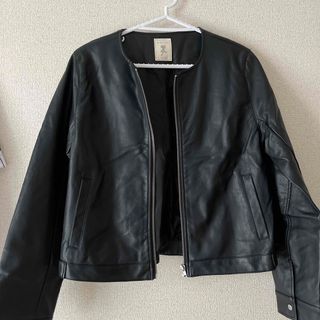 H&M リアルレザー ライダース