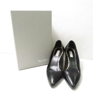 マックスマーラ(Max Mara)のMAXMARA マックスマーラ ポインテッドトゥパンプス 1点 37 やぎ革 レディース AY4568C (ハイヒール/パンプス)