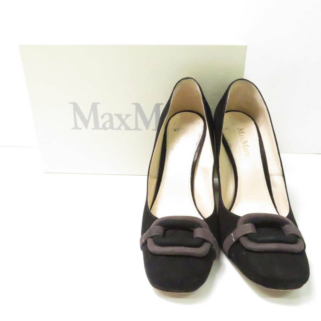 Max Mara(マックスマーラ)のMAXMARA マックスマーラ スクエアトゥパンプス 1点 37 レディース AY4569C  レディースの靴/シューズ(ハイヒール/パンプス)の商品写真